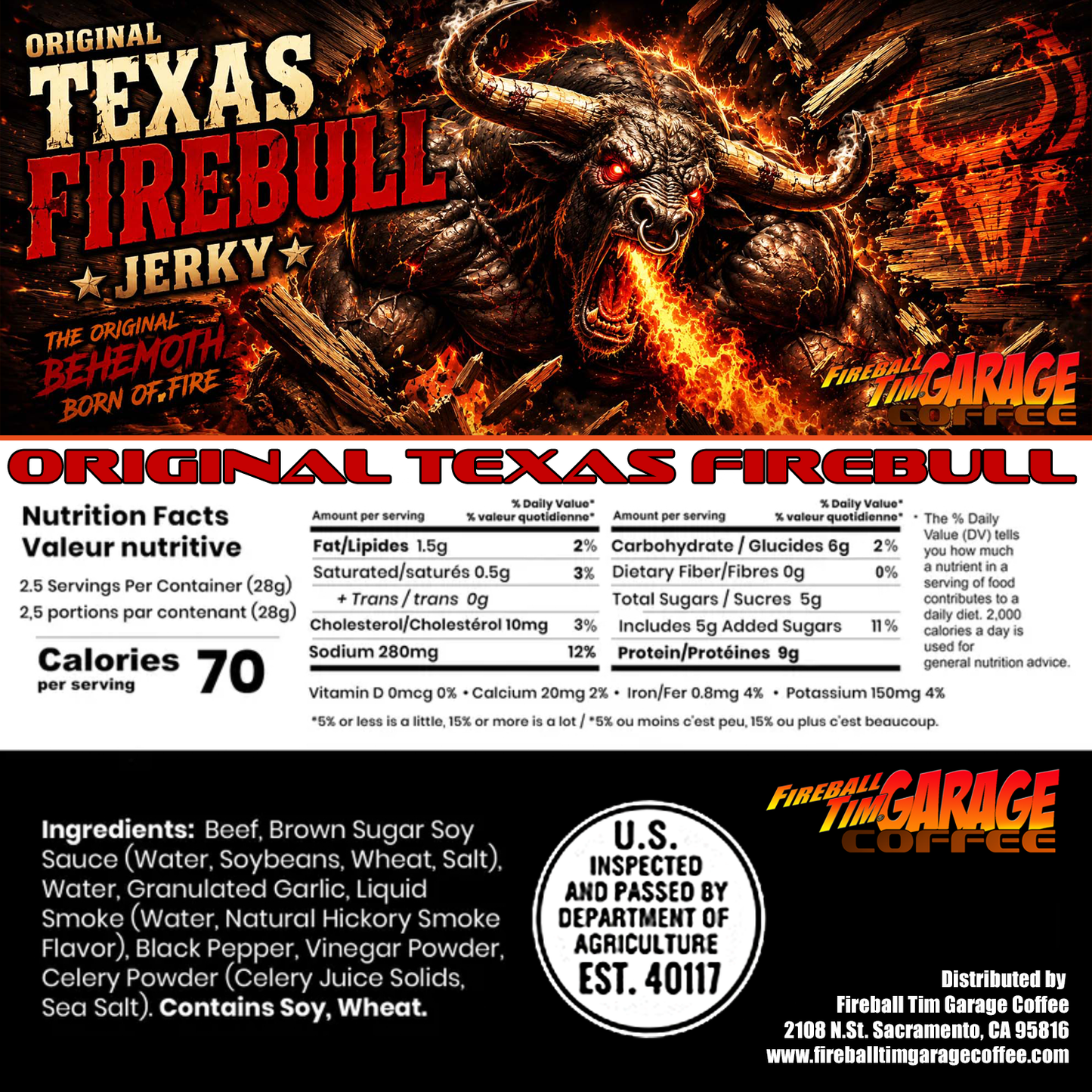 TEXAS FIREBULL JERKY