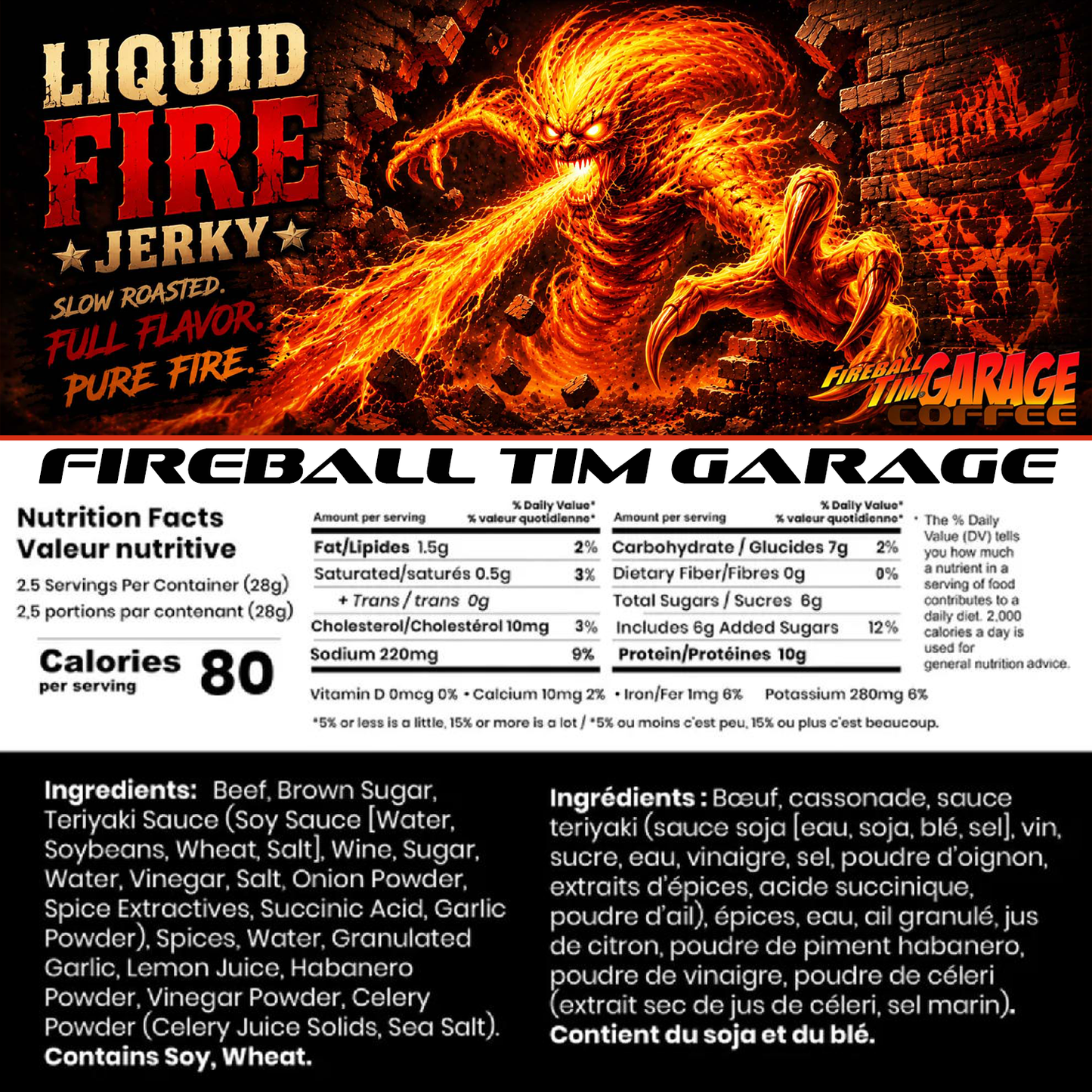 LIGUID FIRE JERKY