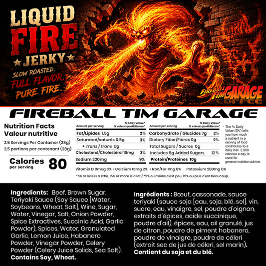 LIGUID FIRE JERKY